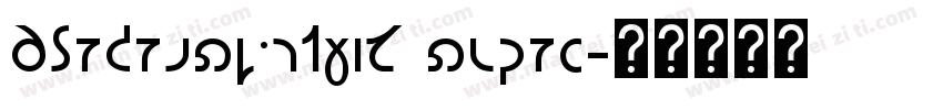 TsukuARdGothic Regul字体转换